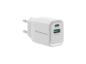 Preview: Netzteil Conceptronic 2-Port USB-A/USB-C 33W PD3.0 Weiß