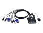 Preview: KVM Switch VGA+ USB 2x elektrisch - Aten