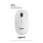 Preview: Maus Logitech B100 Optical Wheel Mouse USB weiß