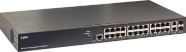 Switch 1000MBit 24 Port barox RY-LGSP23-26 PoE