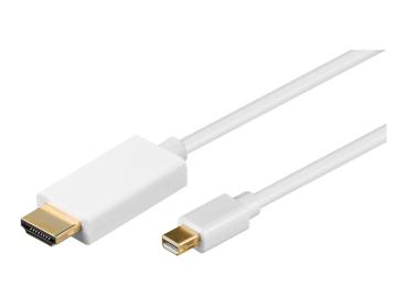 DisplayPort mini -> HDMI Kabel 2m weiß