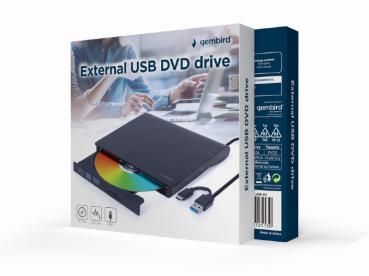 DVD RW EXT Slim gembird DVD-USB-03 black