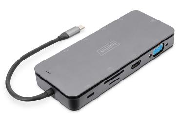 DIGITUS Dockingstation - USB-C - VGA, HDMI