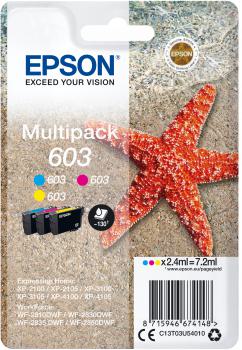 Epson 603 Multipack - 3er-Pack - Gelb, Cyan, Magenta