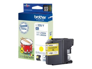Tinte Brother LC-22UY Yellow