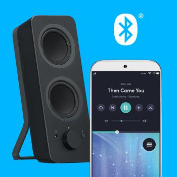 Preview: Logitech Z207 Kabellose PC-Lautsprecher, Bluetooth, Stereo