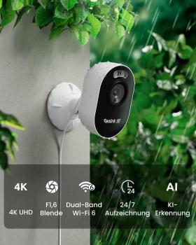 Preview: Reolink 4K Wi-Fi 6 Überwachungskamera Ausse