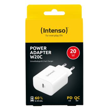 Preview: Netzteil USB-C Intenso Power Adapter 1x USB-C 20W White