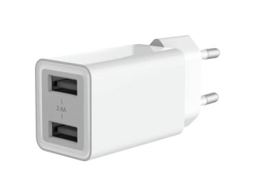 Netzteil USB 2xUSB-A 12W