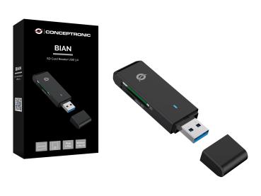 Card Reader CONCEPTRONIC SD USB 3.0 schwarz