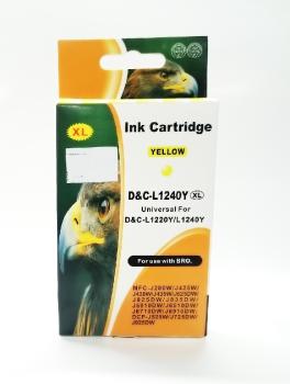 Tinte Brother LC1220/LC1240Y yellow XL kompatible Patrone