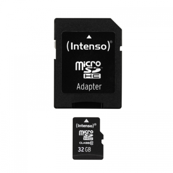 microSDHC 32GB Intenso Class 10 inkl. Adapter