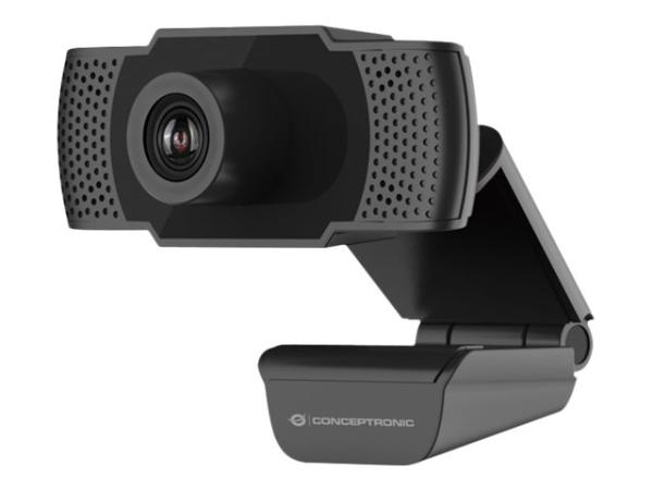 Webcam CONCEPTRONIC AMDIS01B 1080P + Microphone