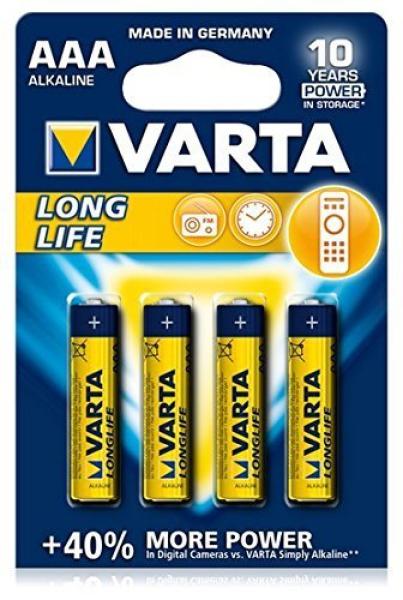 Batterien AAA Micro Varta - 4er Pack