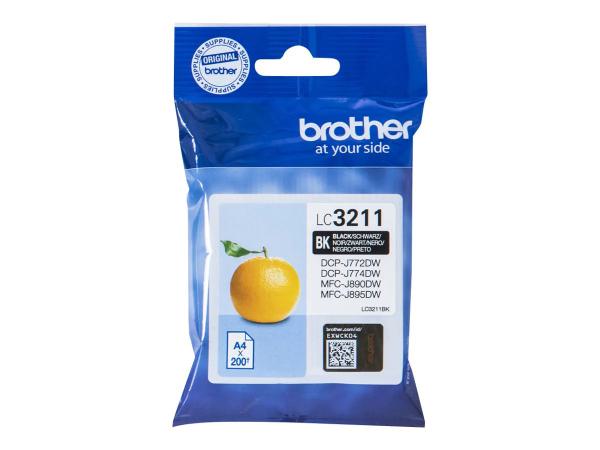 Tinte Brother LC3211BK - schwarz