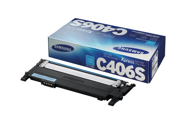 Toner Samsung CLT-C406S cyan 1000Seiten