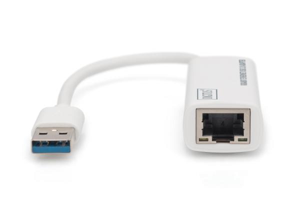 I/O USB -> GBit LAN DIGITUS DN-3023 - Netzwerkadapter - SS