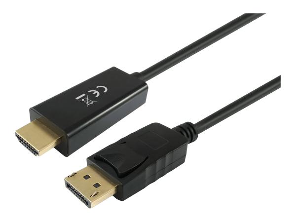 DisplayPort -> HDMI Kabel 3m Equip