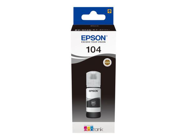 Tinte Epson EcoTank 104 - 65 ml - Schwarz - original