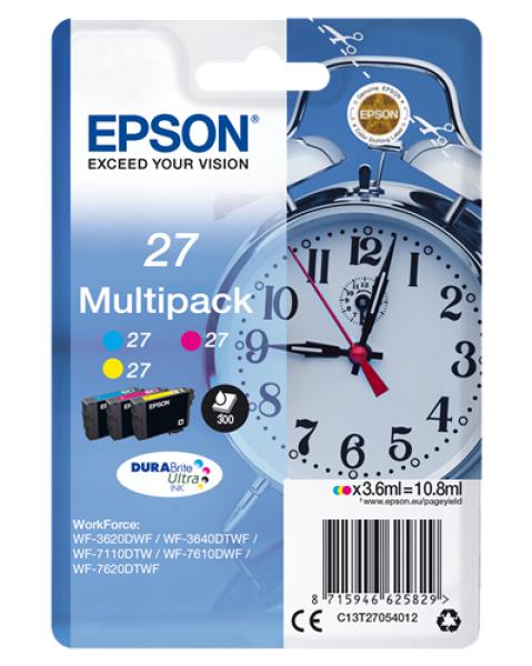 Tinte Epson 27 Multipack c/m/y