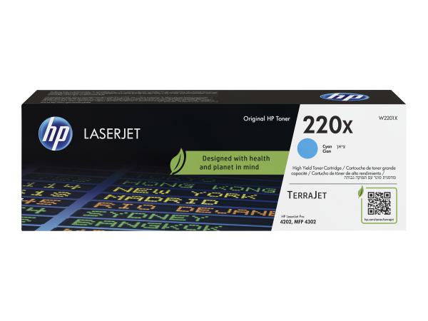 Toner HP 220X - Cyan W2201X