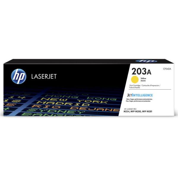 Toner HP CF542A - 203A Original Yellow