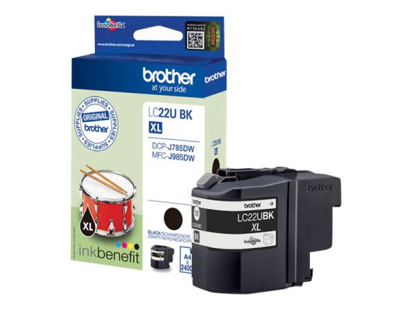 Tinte Brother LC-22UBK Black