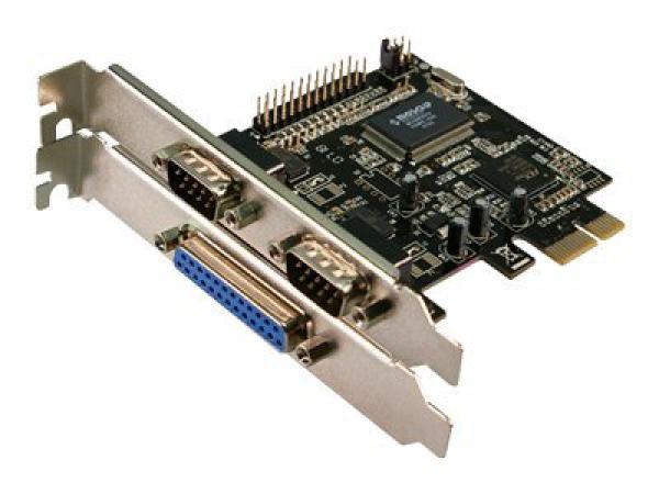 LogiLink PCI Express Karte IEEE1248 Parallel 1x +Seriell 2x