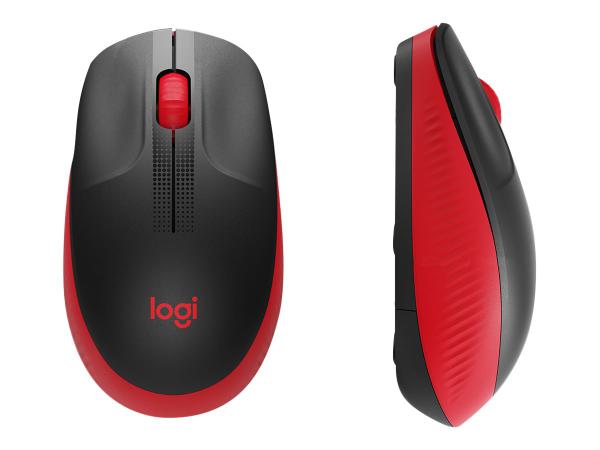 Maus Logitech Wireless M190 - rot