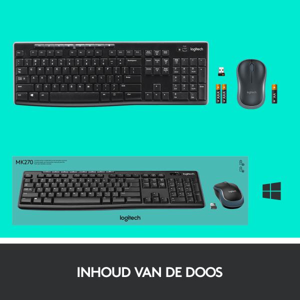 Desk Logitech Cordless Desktop MK270
