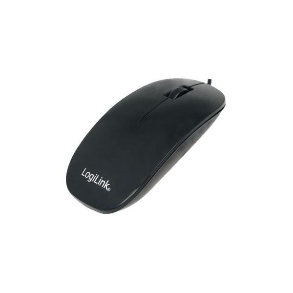 Maus LogiLink optical Maus black slim