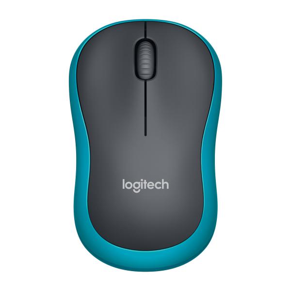 Maus Logitech Wireless M185 Mouse USB blau