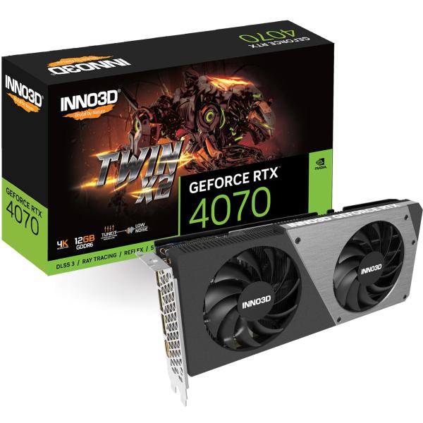 GeForce RTX 4070 Inno3D Twin X2 12GB