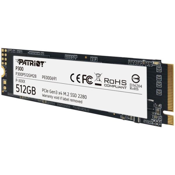 SSD M.2 NVMe 512GB Patriot P300