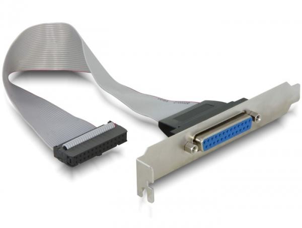 Slotblech DeLOCK - Parallelport - DB-25 (W)