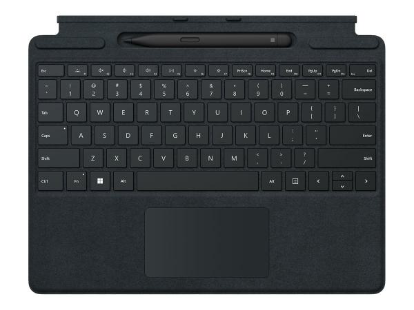 Microsoft Surface Pro 8/9/X Type Cover+SlimPen2 DE Black