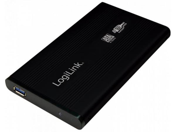 Geh Ext 6,4cm SATA=>USB3.0 Logilink schwarz