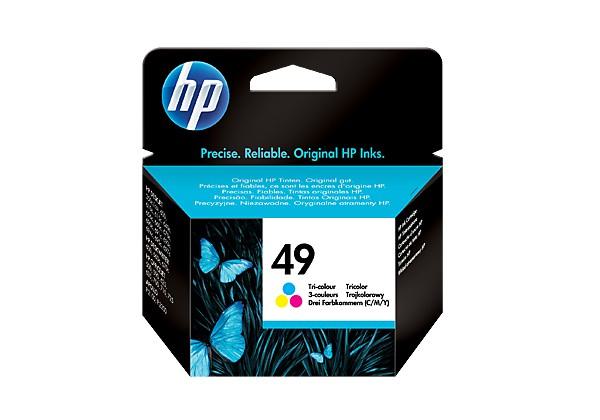 Tinte HP 49 Farbe 26ml wiederverwertet