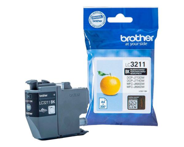 Tinte Brother LC3211BK - schwarz