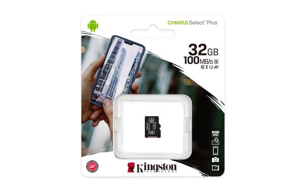 microSDHC 32GB Kingston Canvas Select Class 10