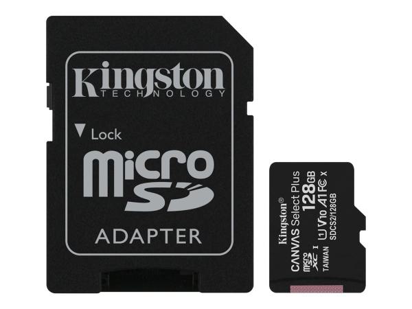 microSDXC 128GB Kingston Canvas Select +