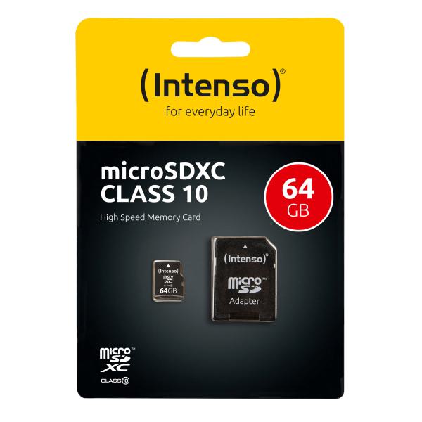 microSDXC 64GB Intenso Class10