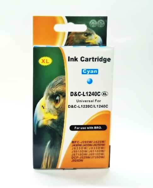 Tinte Brother LC1220/LC1240C cyan XL kompatible Patrone